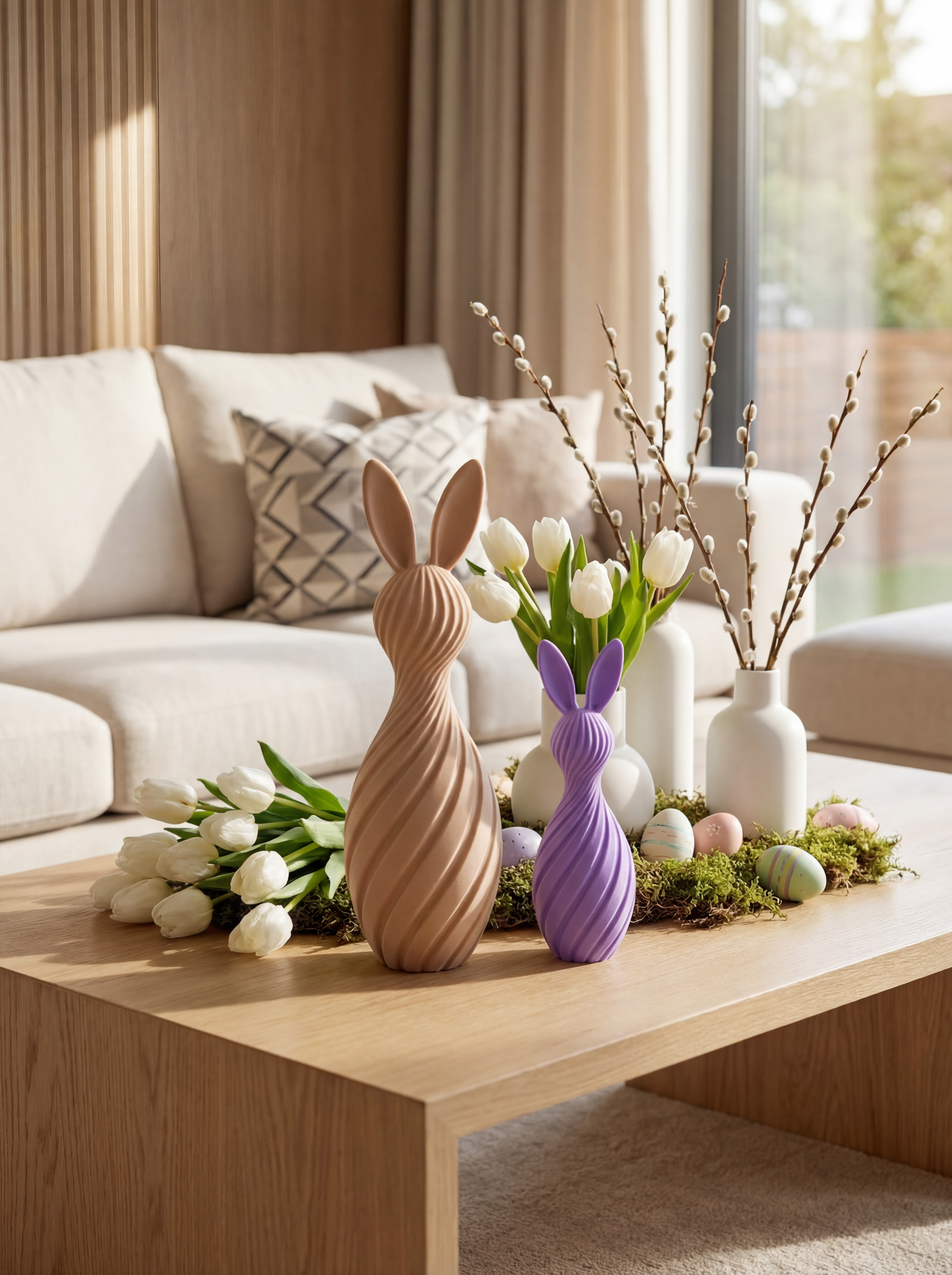 Spiral Easter Bunny - View 3